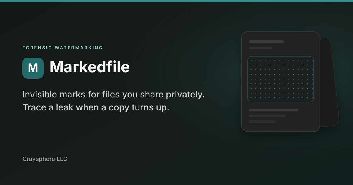 Markedfile screenshot 1